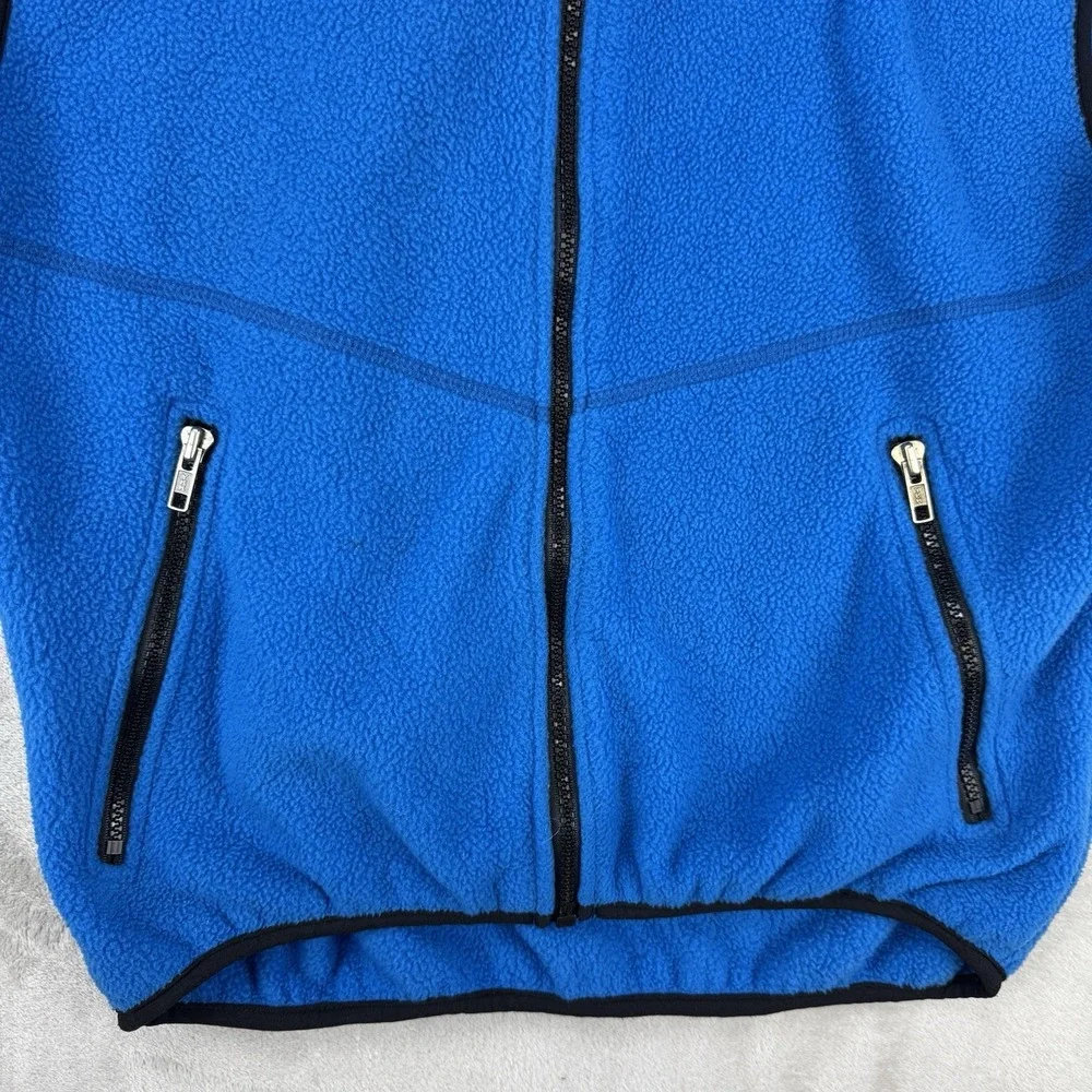 The North Face Fleece Vest Mens‎ Medium Blue USA Made Vintage Outdoor Gorpcore